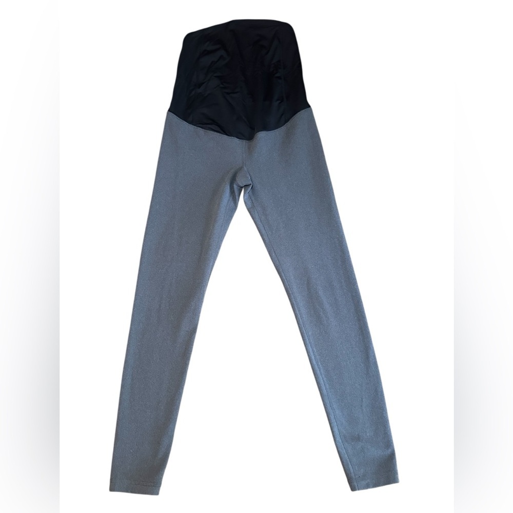 Isabel Maternity Black and Gray  Leggingsma XS